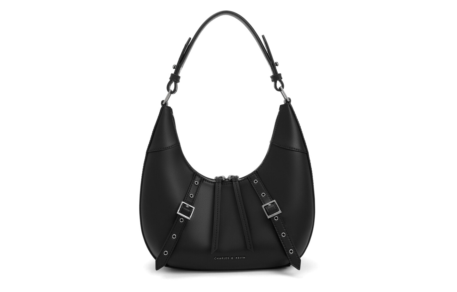 

Charles&Keith CHARLES & KEITH Женская сумка через плечо, Нуар черный