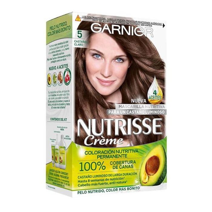 

Краска для волос Nutrisse Tinte Capilar Garnier, 5 - Castaño Claro