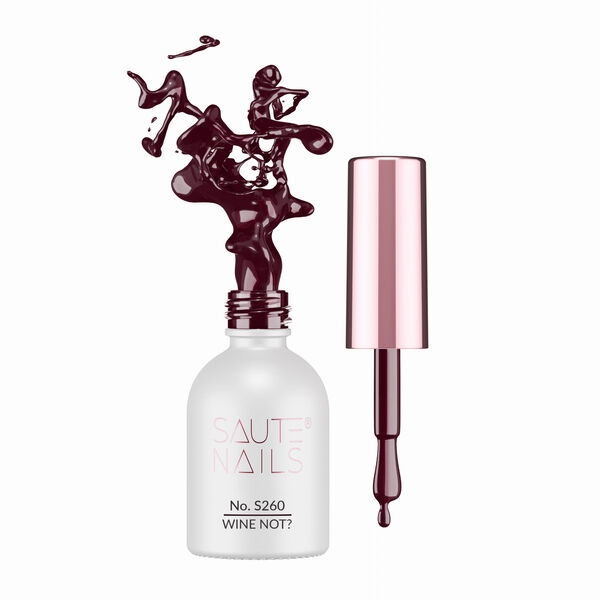 

Гибридный лак s260 винный не, 8 мл Saute Nails, цвет s260 wine not