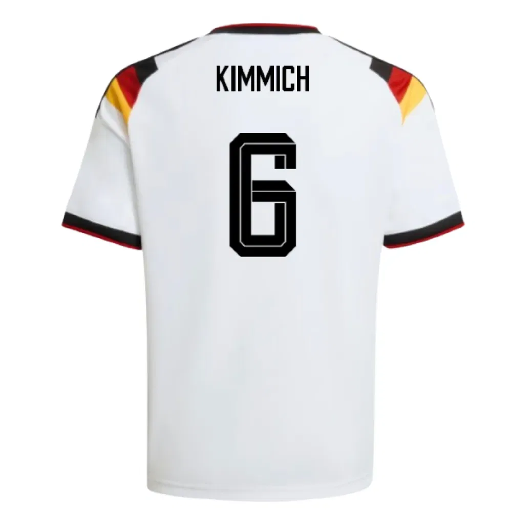Домашняя футболка Германии 2026-27 Kimmich 6 Germany, белый