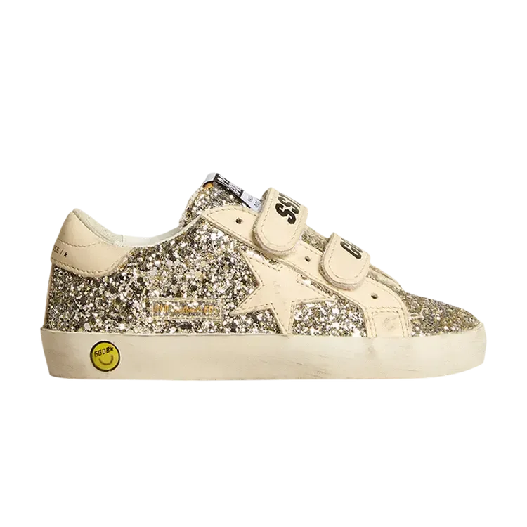 Кроссовки Golden Goose Old School Kid, серебристый