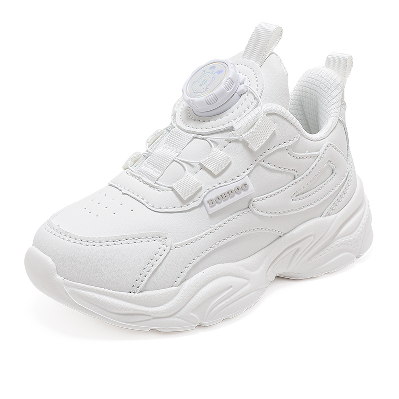 Кроссовки Anti-Slip Wear-Resistant Breathable Lightweight Cushioning Support Low-Top Kids Lifestyle Shoes Kids' BOBDOG, белый — фото 3