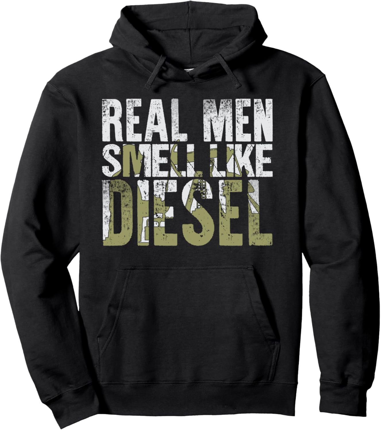 

Худи с забавным принтом Настоящие мужчины пахнут дизельным топливом Roll Coal With Diesel No Electric No Gas Shirts, черный