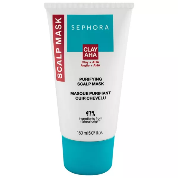 

Очищающая маска для кожи головы из зеленой глины + aha Sephora Collection