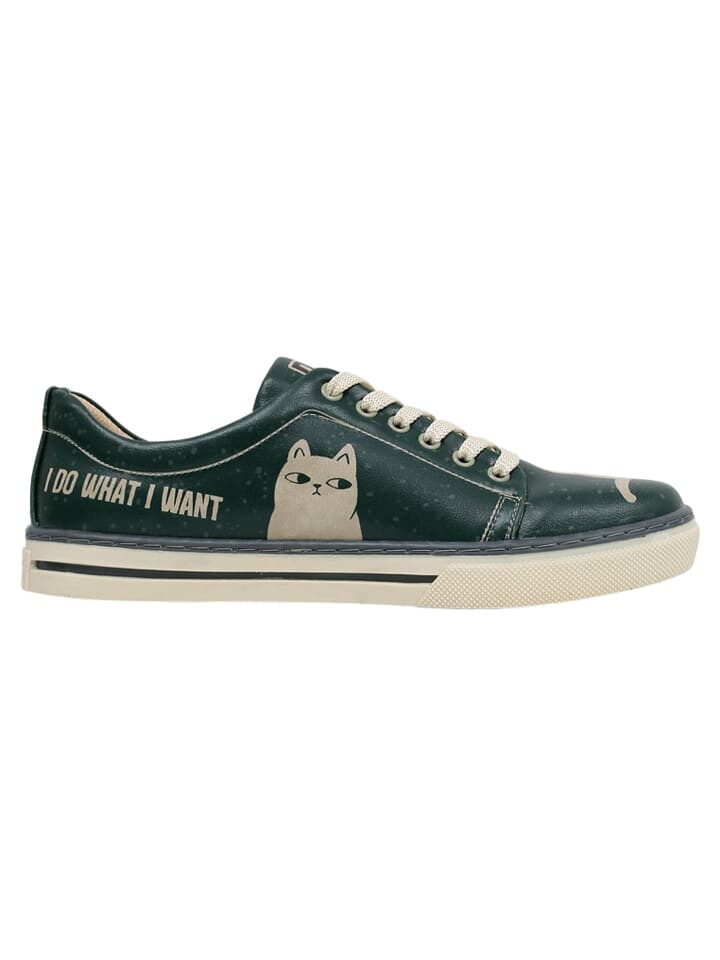 Кроссовки на шнуровке Dogo Sneaker - I do what I want 36, зеленый — фото 4