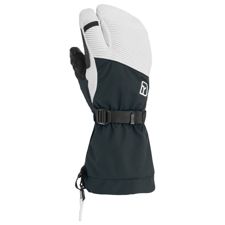 

Варежки для фрирайда с тремя пальцами, профессиональные, черные, вороновые - м Ortovox