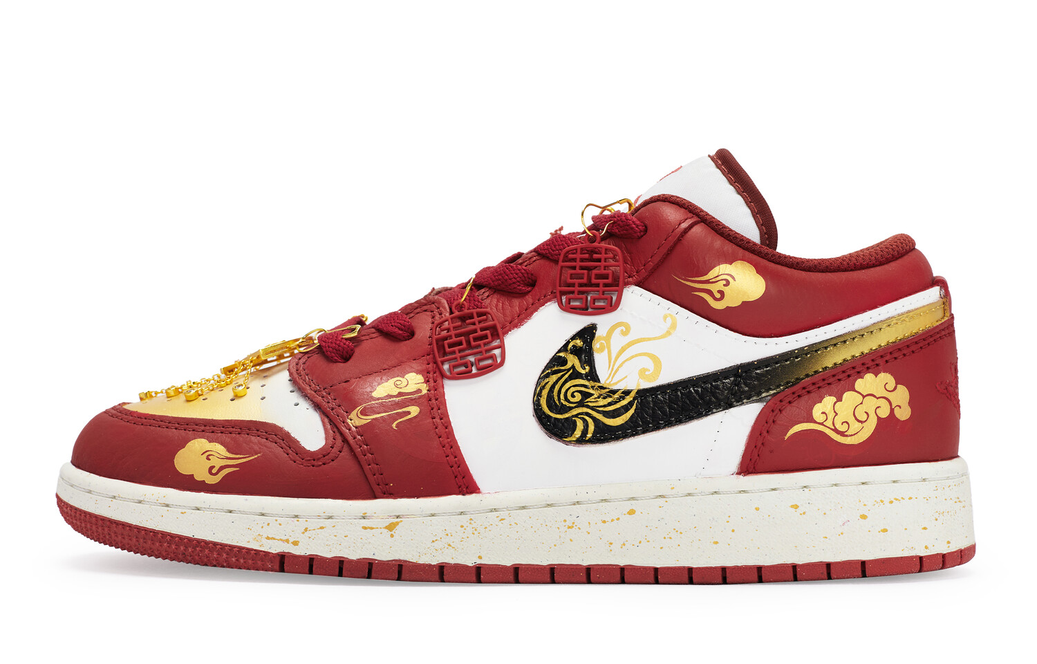

Кроссовки Air Jordan 1 Vintage Basketball Shoes Women's Low-top Gold, золотой, Желтый, Кроссовки Air Jordan 1 Vintage Basketball Shoes Women's Low-top Gold, золотой