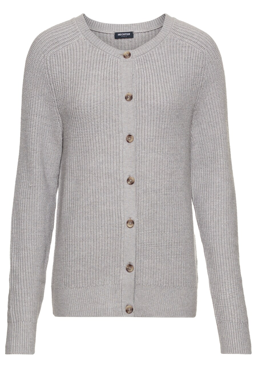 

Вязаный кардиган HECHTER PARIS Knit Cardigan, серый