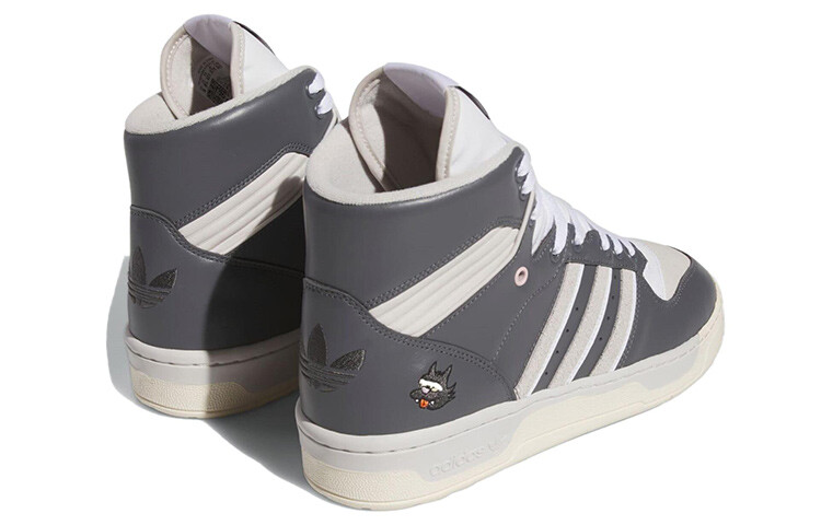 Мужские кроссовки для скейтбординга adidas originals Rivalry, White/Gray — фото 4