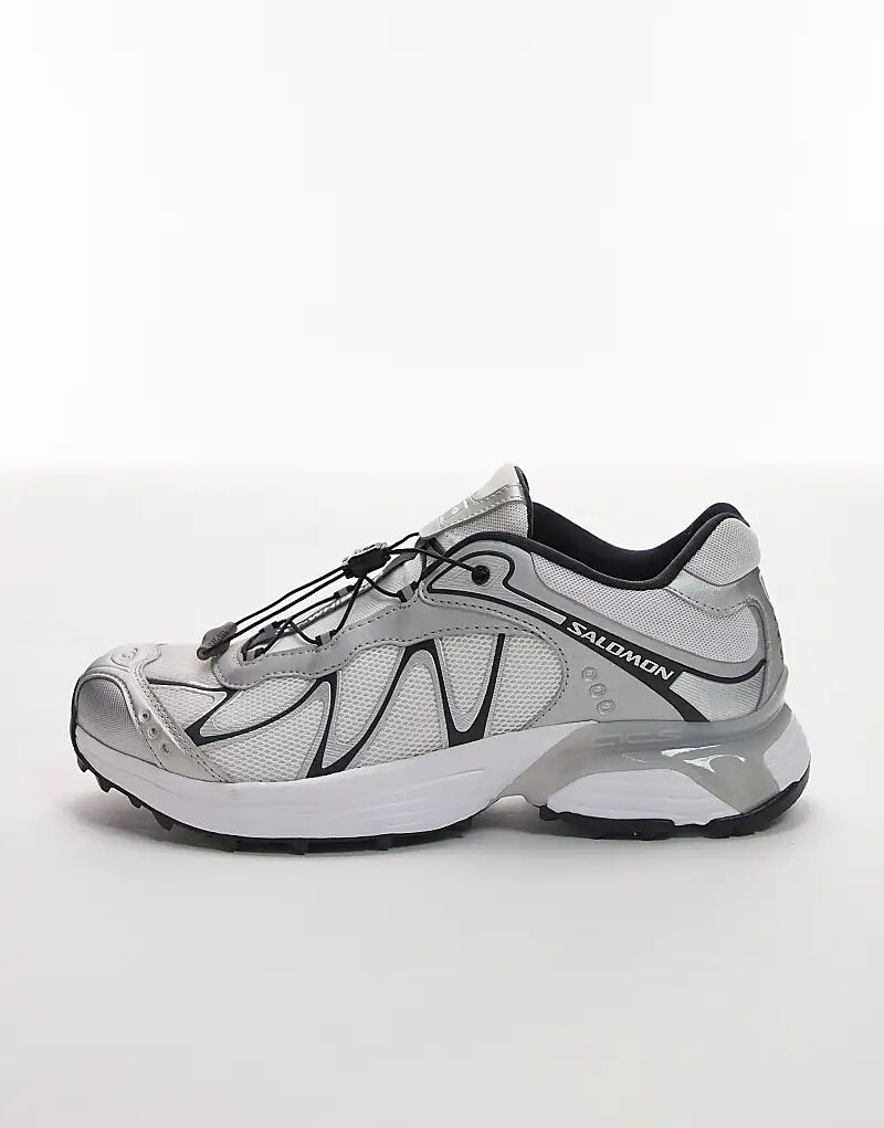 Кроссовки Salomon XT-Whisper белого и серебристого цветов — фото 2
