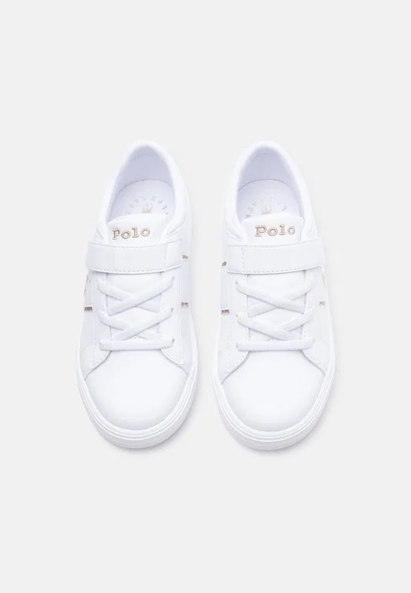 Кроссовки frazier ii, белые с золотистыми блестками Polo Ralph Lauren, White/Gold-Coloured Glitter — фото 4