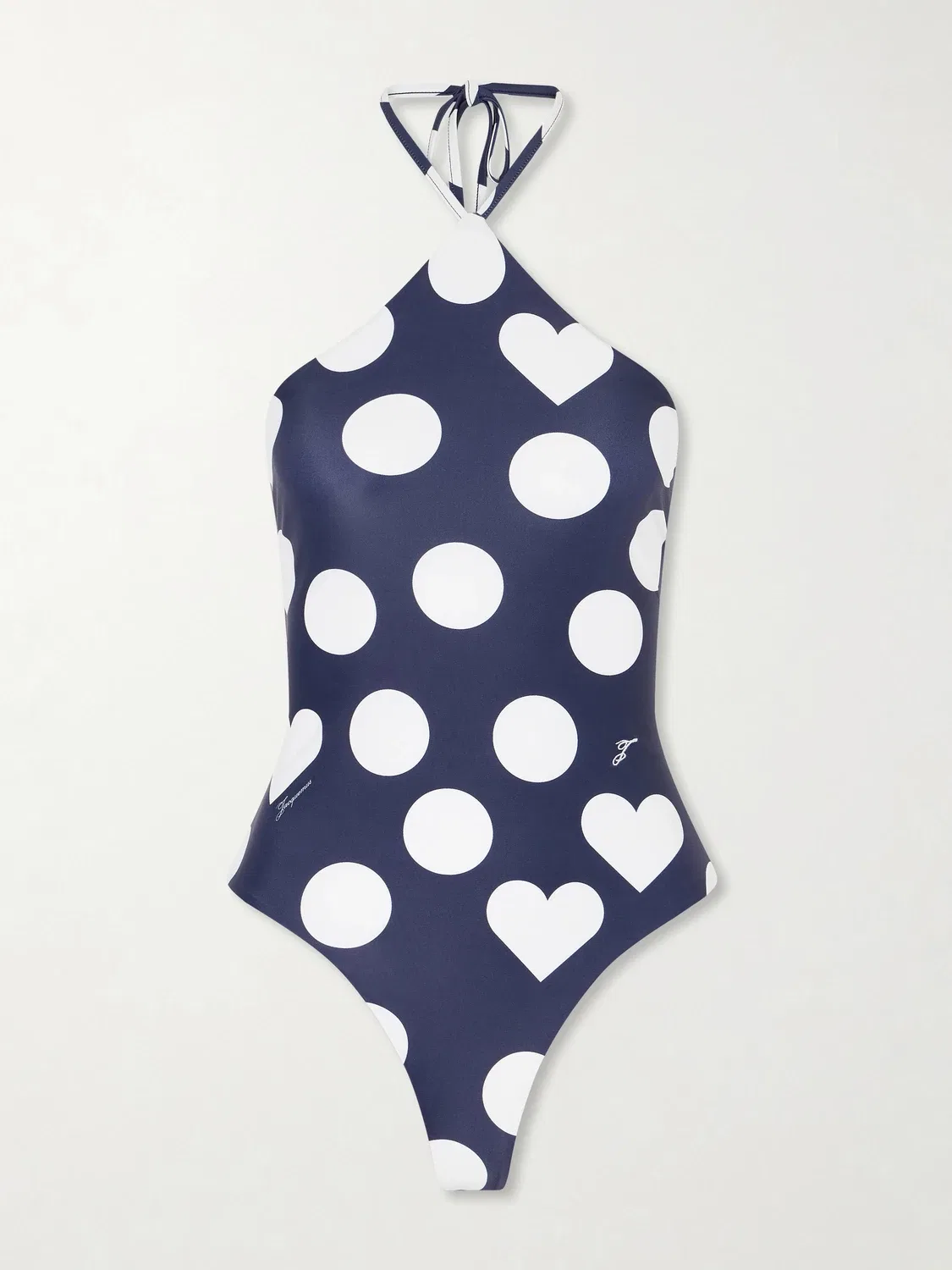 Купальник Le Maillot Bastide в горошек JACQUEMUS, синий