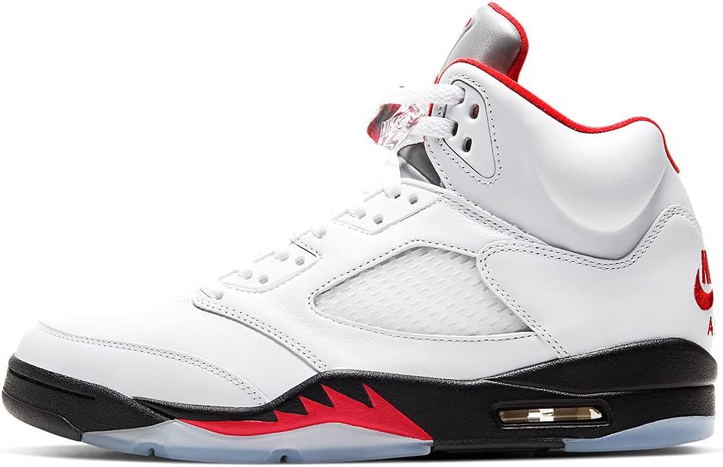 

Мужские кроссовки Air Jordan, True White/Fire Red-Black