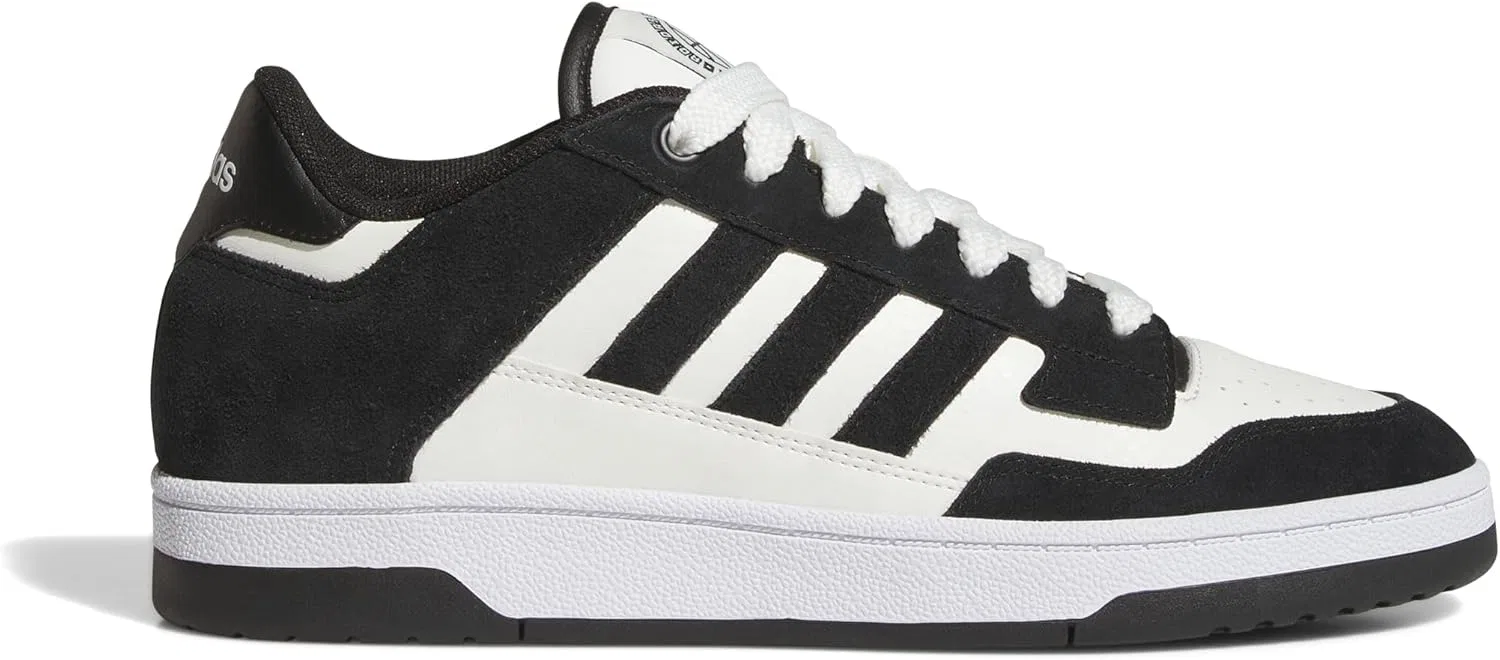 Унисекс кроссовки Adidas Rapid Court Low, Core Black Cloud White Ftwr White — фото 2