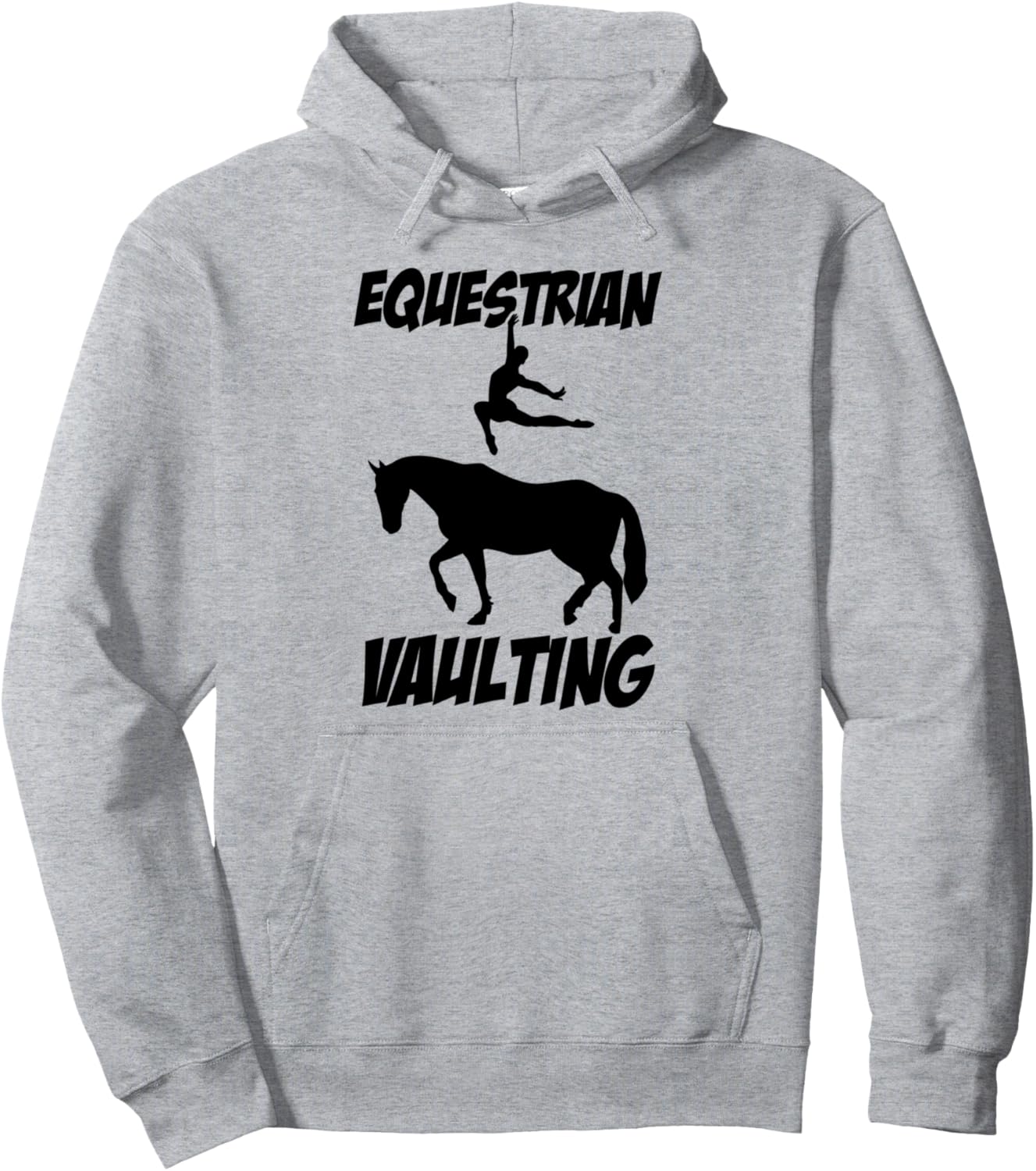 

Худи в стиле ретро с графическим изображением лошади и лодки для любителей верховой езды Horse Lover Gift Idea Equestrian Horse Vaulting, серый