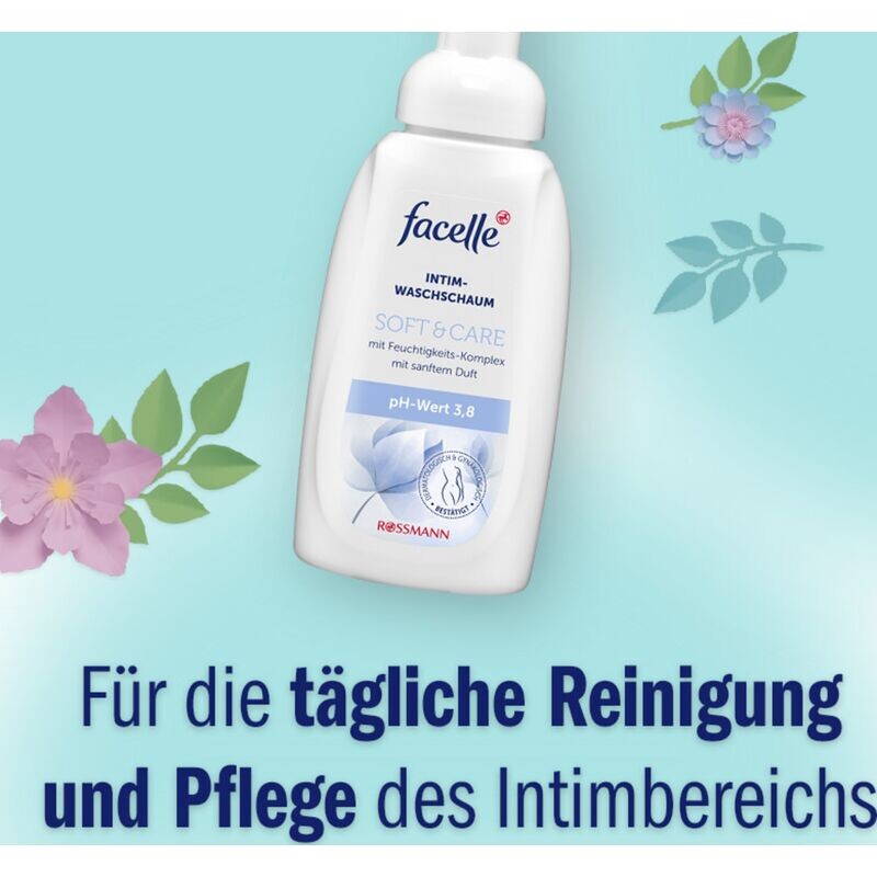 Мягкая и заботливая пенка для интимного мытья facelle, 250 ml — фото 2