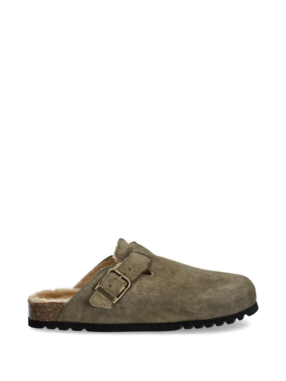 

Замшевые мюли с пряжкой Scholl, зеленый