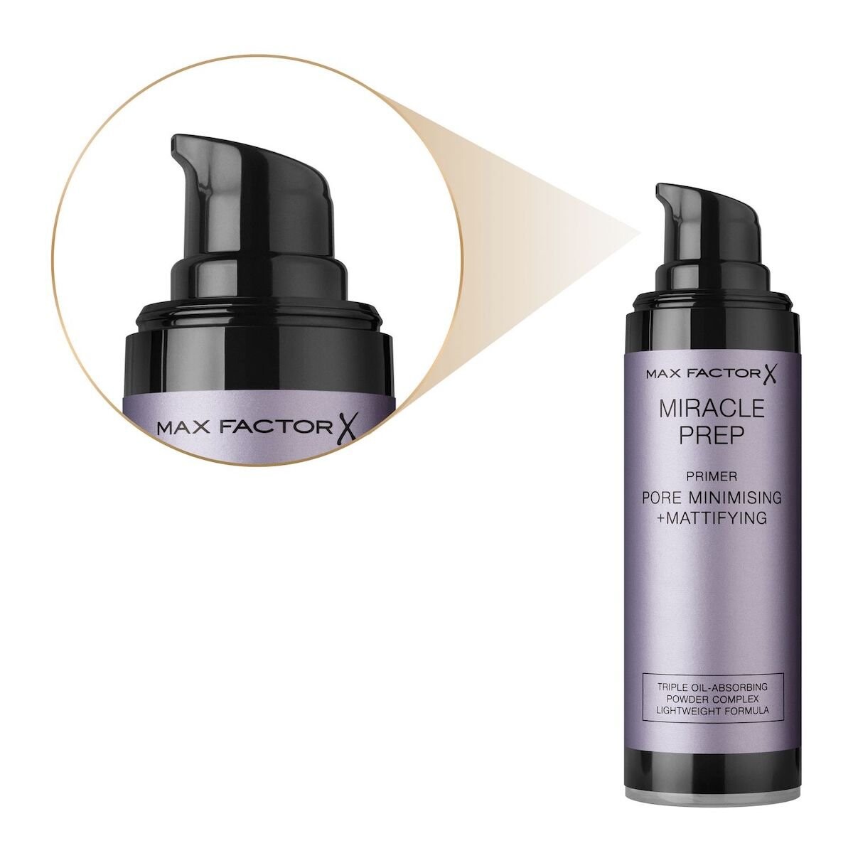 Max Factor, Mattifying Pore Minimizing, основа под макияж, уменьшающая видимость пор, 30 мл — фото 4