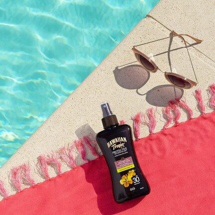 Сухое масло кокоса и арганы Spf30 спрей 200 мл, Hawaiian Tropic — фото 3