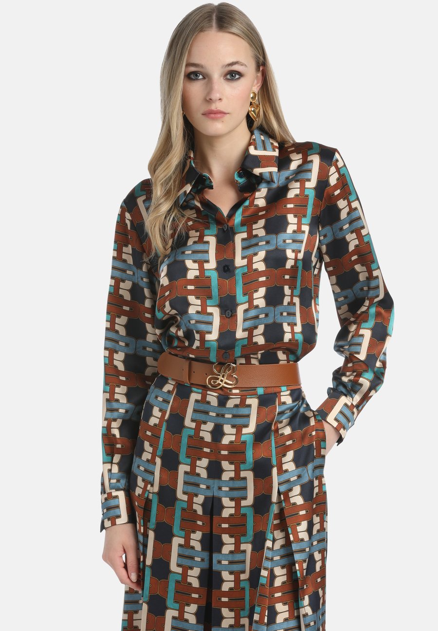 

Блуза Luisa Spagnoli LOCANDA, Blu Tabacco Beige/Blue