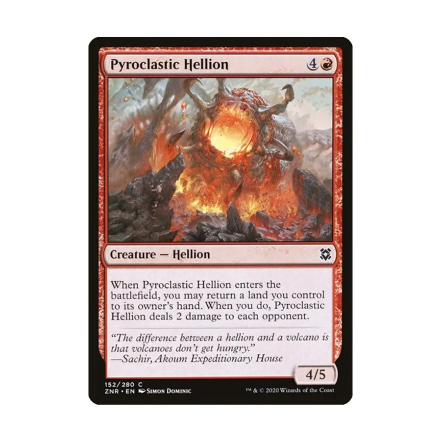 

CCG Пирокластический геллион (С), MTG - Zendikar Rising