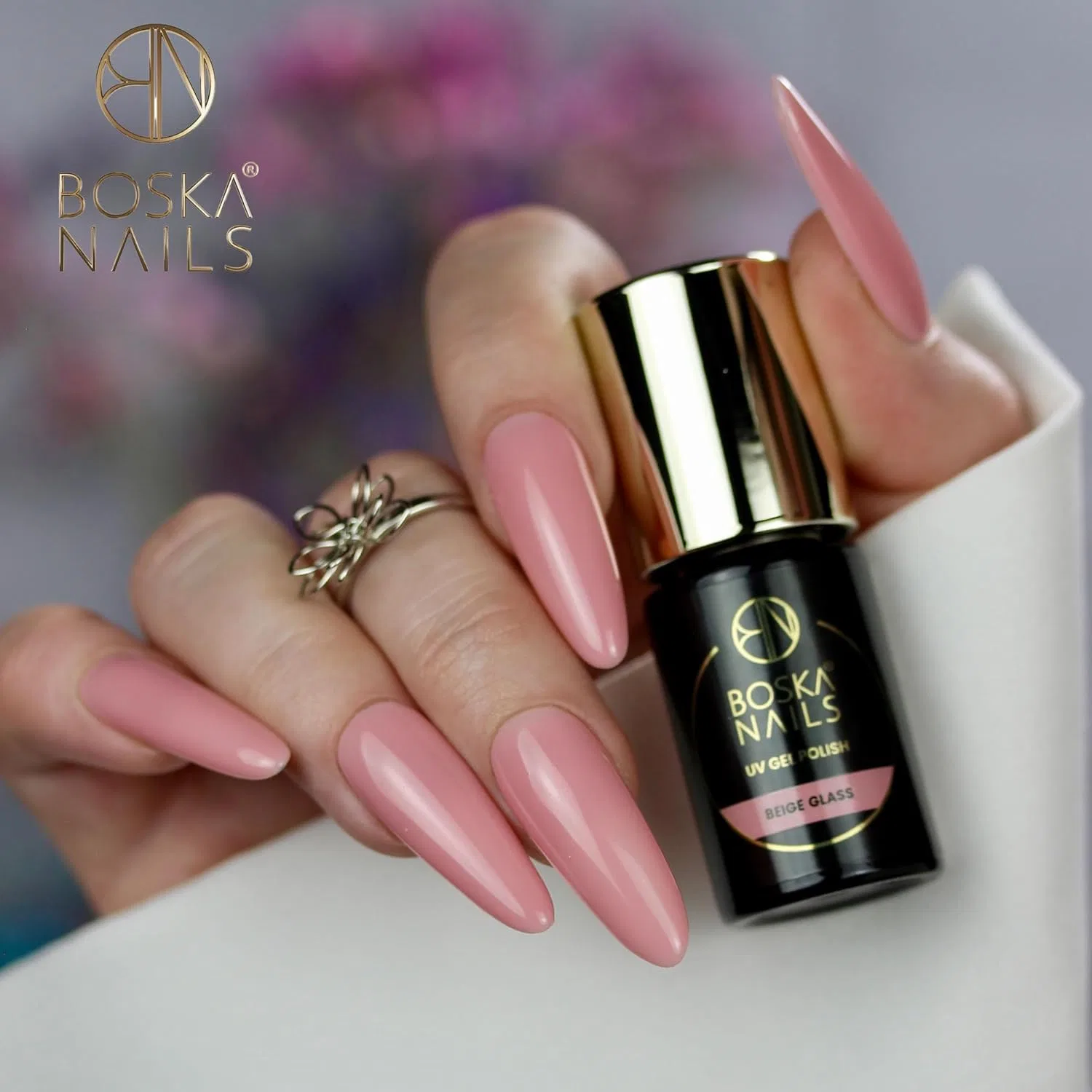 Гибридный гель-лак Boska Nails №535 Beige Glass, 6 мл Boska Nails, No. 535 Beige Glass — фото 4