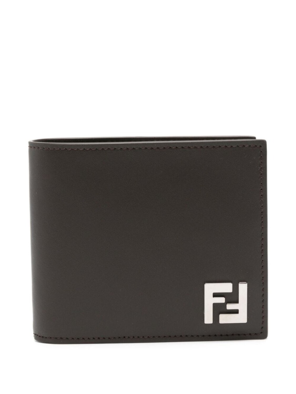 

FENDI кошелек с логотипом FF, коричневый