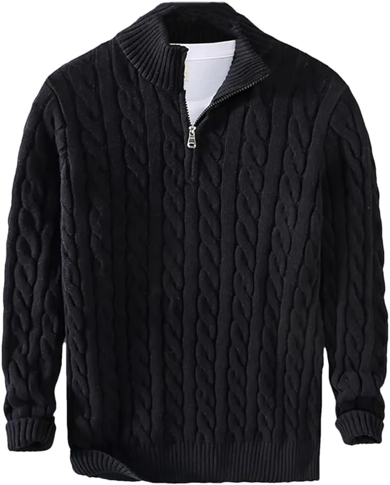 

Толстый теплый свитер с длинным рукавом в итальянском стиле