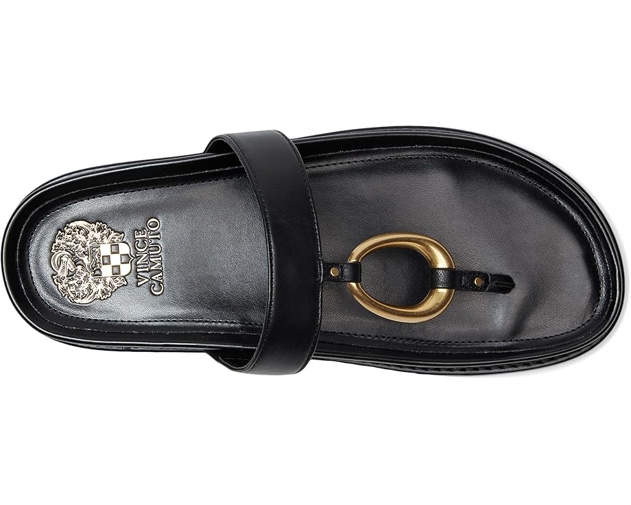 Сандалии Vince Camuto Genri O-Ring Thong Slide Sandals, черный — фото 2