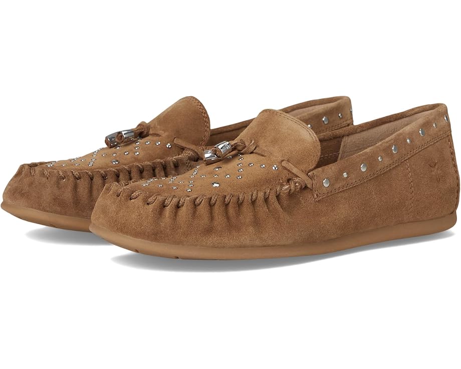 Лоферы Frye Naya Stud Moc, цвет Almond