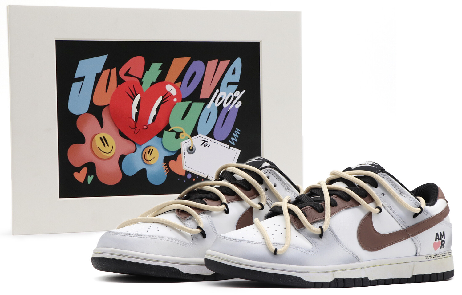 

Кроссовки Nike Dunk Skateboarding Shoes Men Low-top White/brown/silver, серебряный, Серый, Кроссовки Nike Dunk Skateboarding Shoes Men Low-top White/brown/silver, серебряный