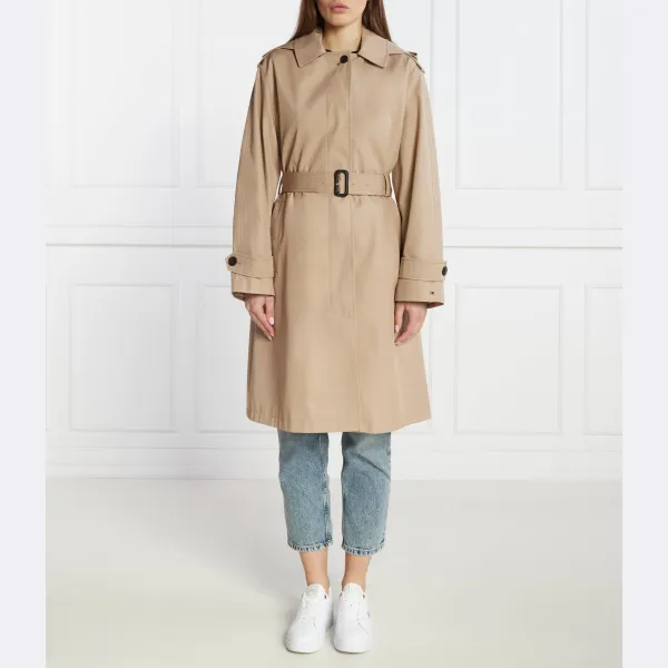 

Тренч Tommy Hilfiger, бежевый