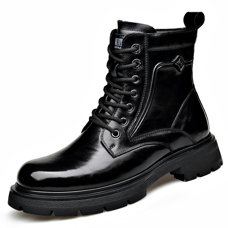 

MODENGPAN Чёрные унисекс короткие ботинки Martin, цвет Black