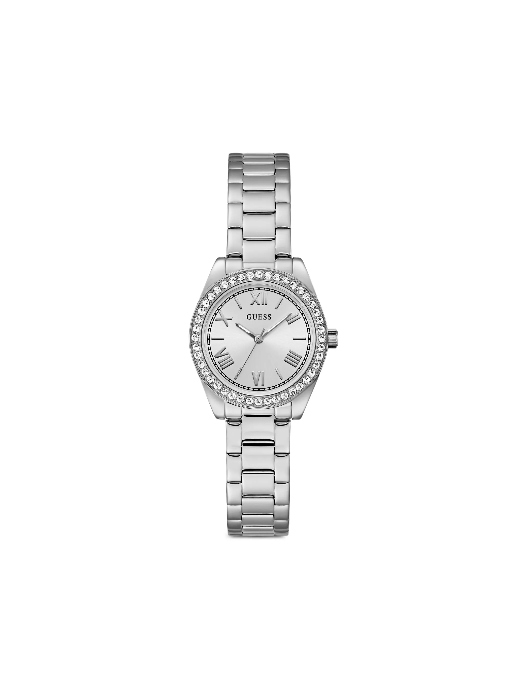 

Наручные часы Mini Luna 30 мм Guess Usa, серебристый