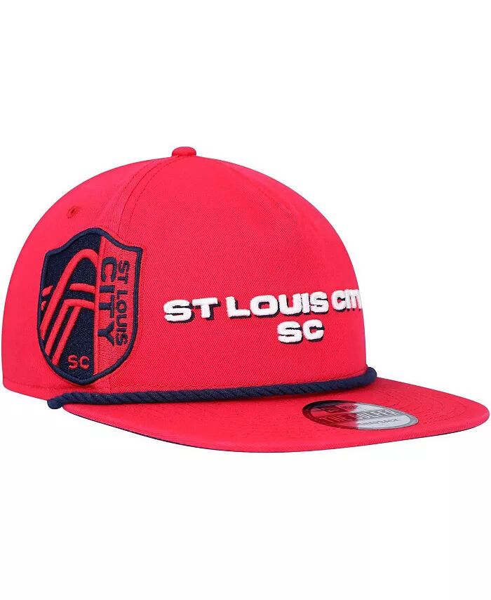 

Мужская красная бейсболка St. Louis City SC Heritage The Golfer Snapback New Era