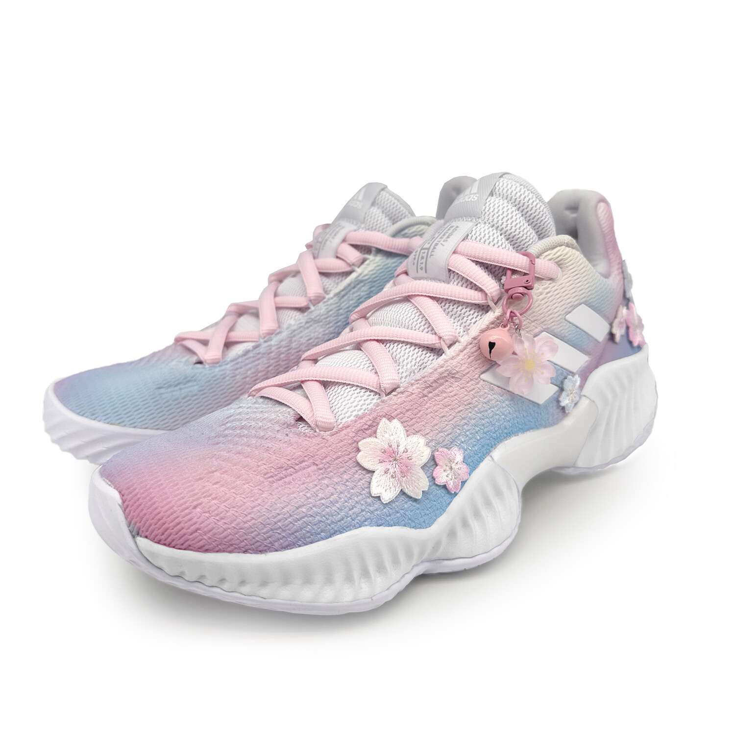 

Баскетбольные кроссовки Pro Bounce 2018 мужские, среднего размера, розовые/синие Adidas