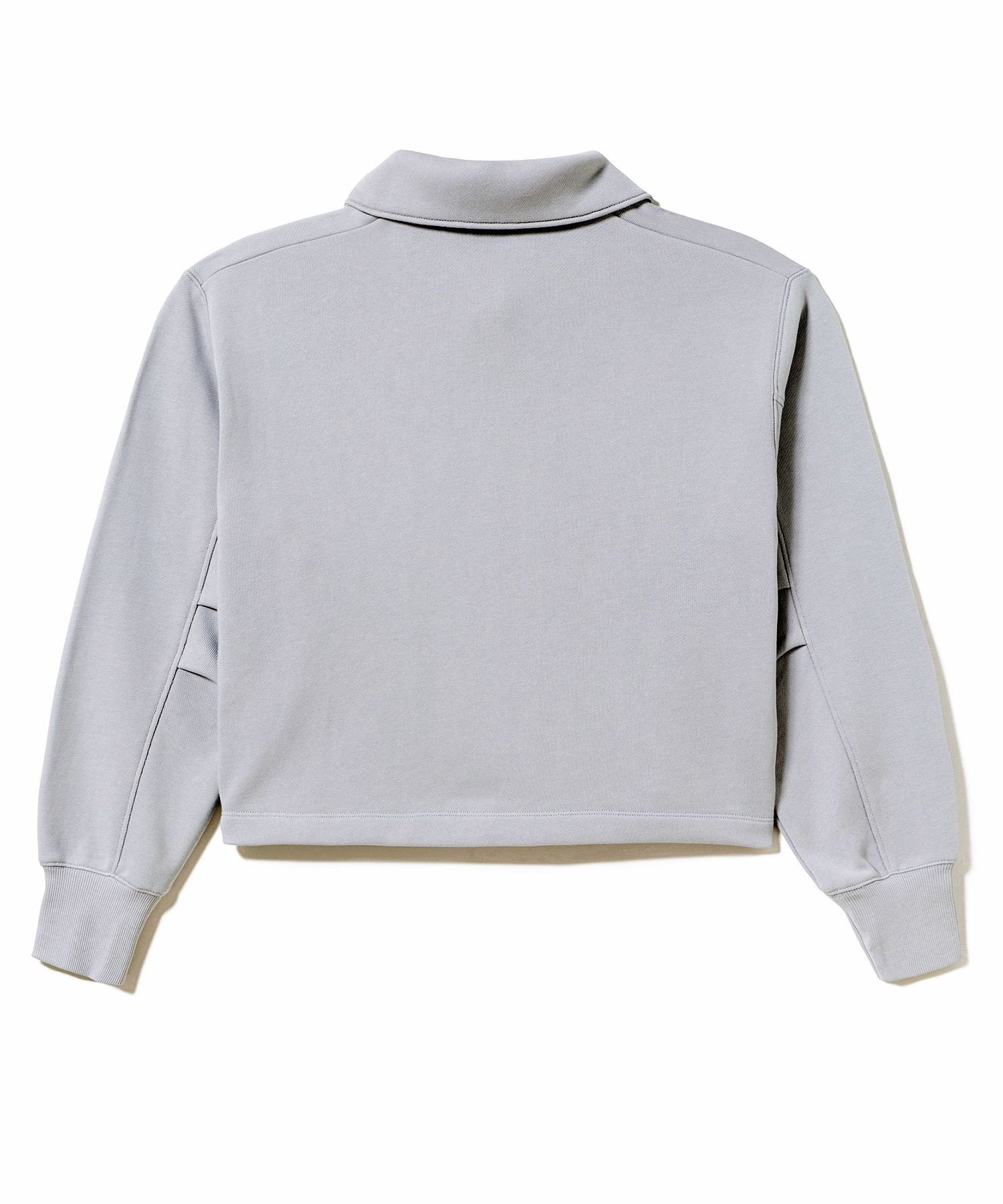 Толстовка LACOSTE вязаная укороченная Light gray — фото 4