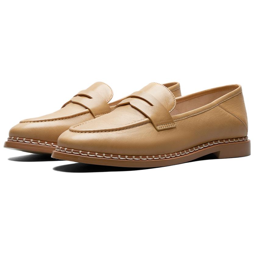 NINE WEST Женские лоферы желто-хаки, цвет Khaki — фото 4