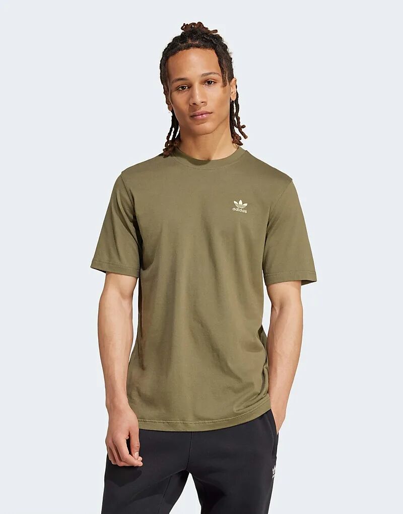 

Футболка essential в оливковом цвете adidas Originals