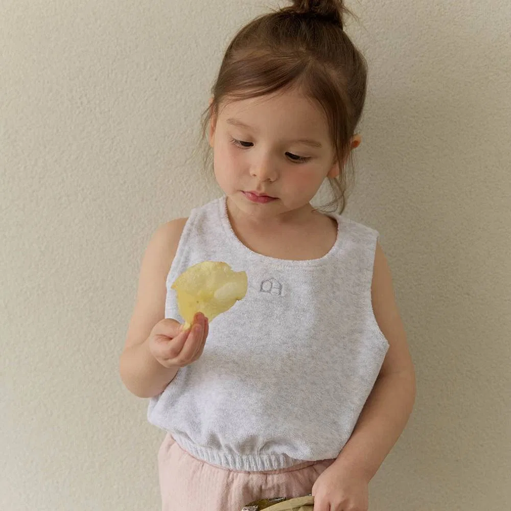 Детский жилет Picnic меланжевого цвета от Cuddlehouse