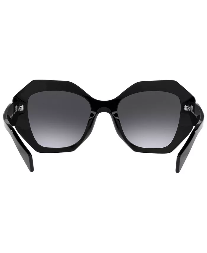 Солнцезащитные очки женские Symbole Irregular, модель PR 16WS PRADA, черный — фото 3