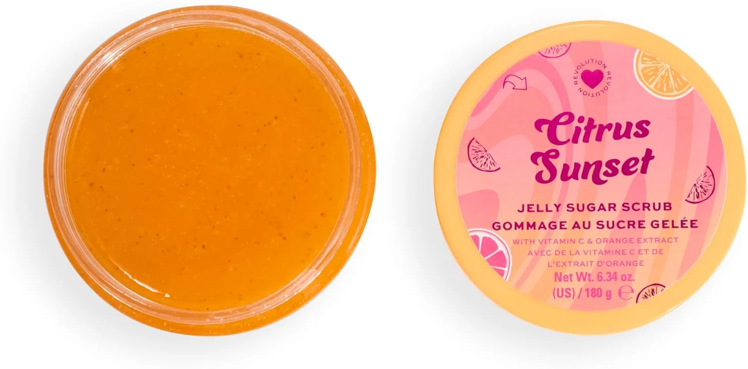 Скраб для тела Citrus Crush, сахарный, с витамином C, Revolution Beauty London, 6.34 fl oz