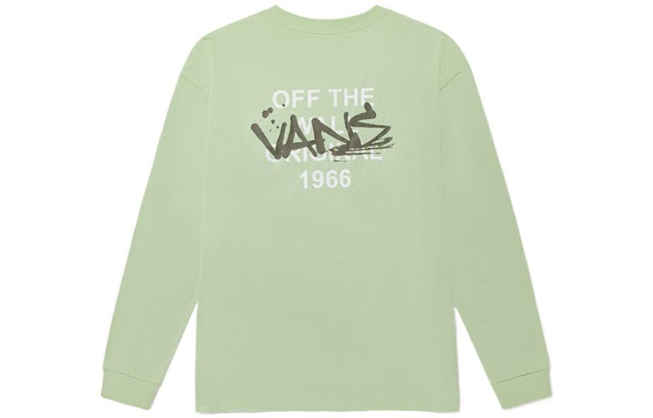 

Футболка унисекс зеленая Vans, зеленый
