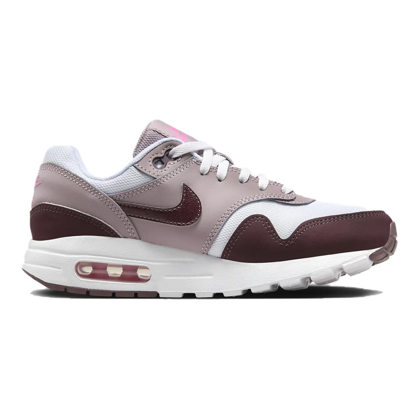 Кроссовки Nike Air Max 1 Kids Lifestyle Shoes Kids Low-top White/purple, белый — фото 2
