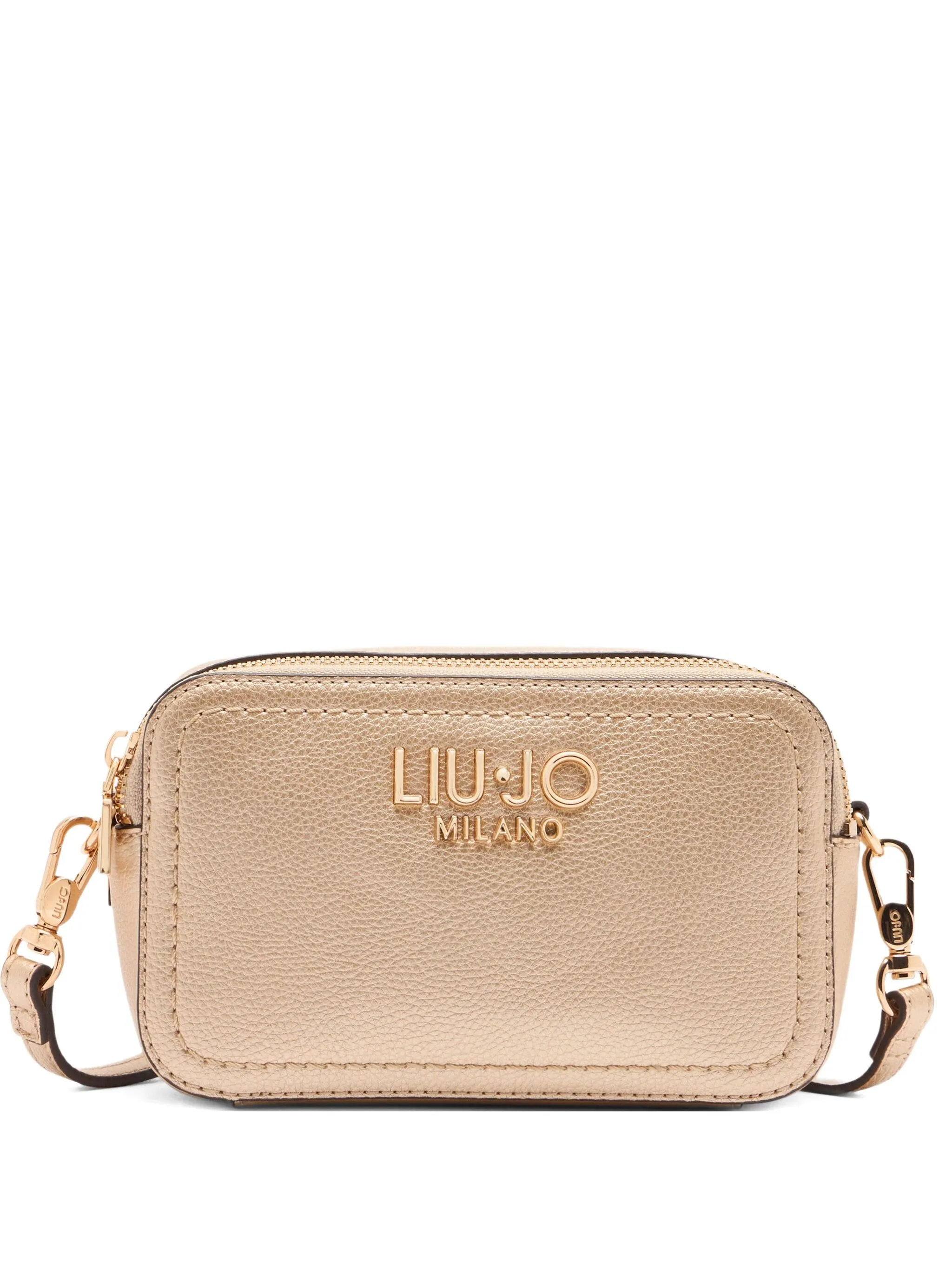 

Маленькая сумка через плечо с логотипом Liu Jo, золотистый