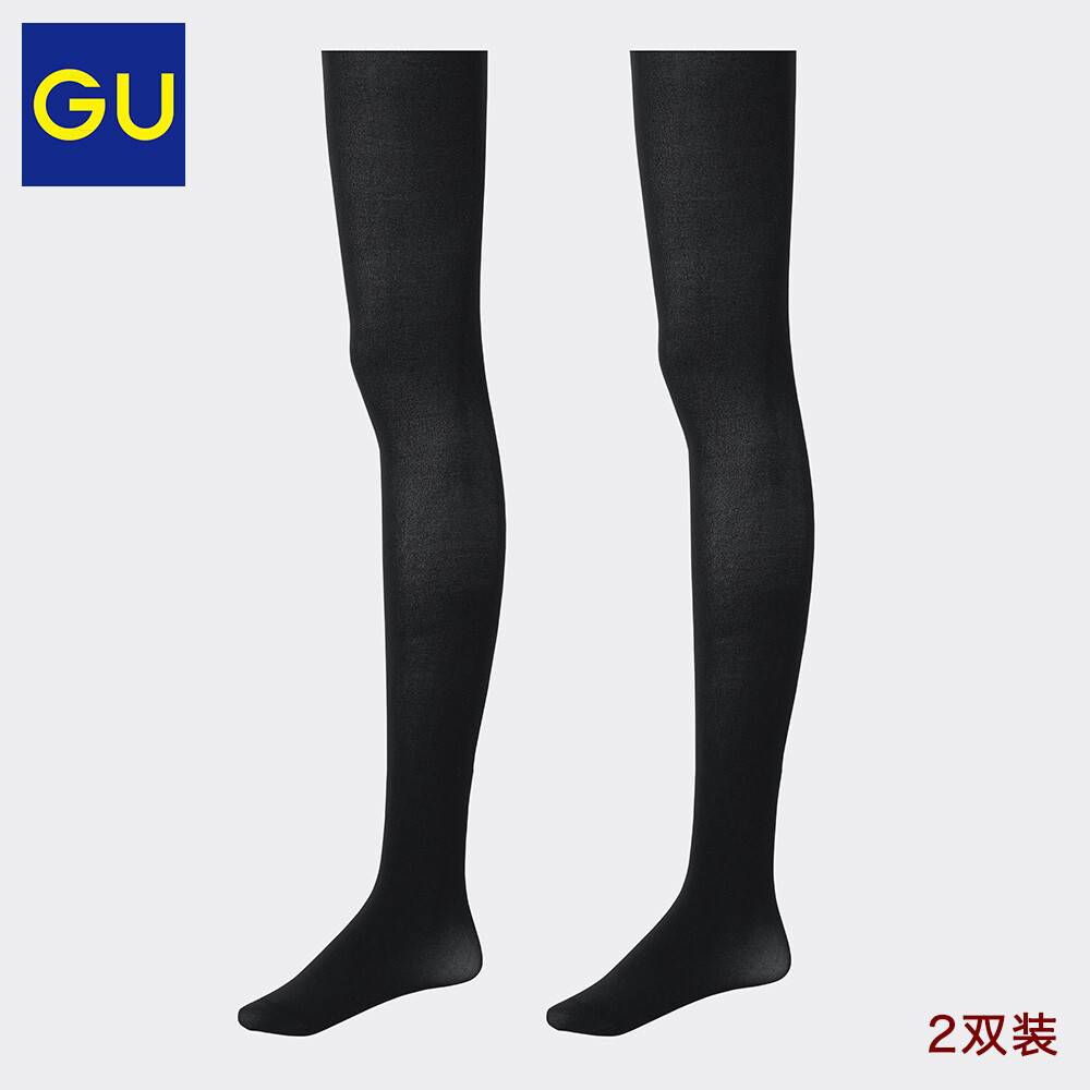 

Чулки женские GU 80D, черный, 2 пары