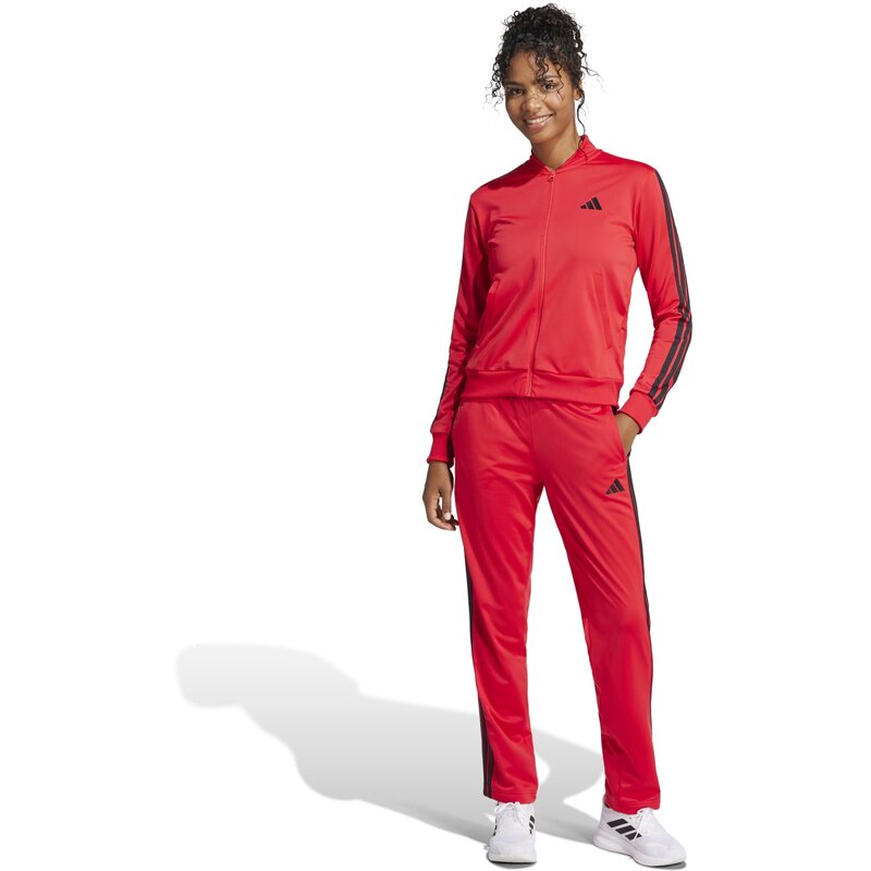 Спортивный костюм Essentials с тремя полосками Adidas, цвет purrub — фото 4