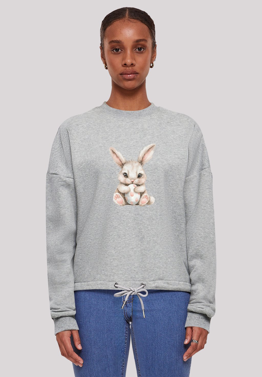 

Толстовка NIEDLICHER OSTERHASE MIT EI F4NT4STIC, серый