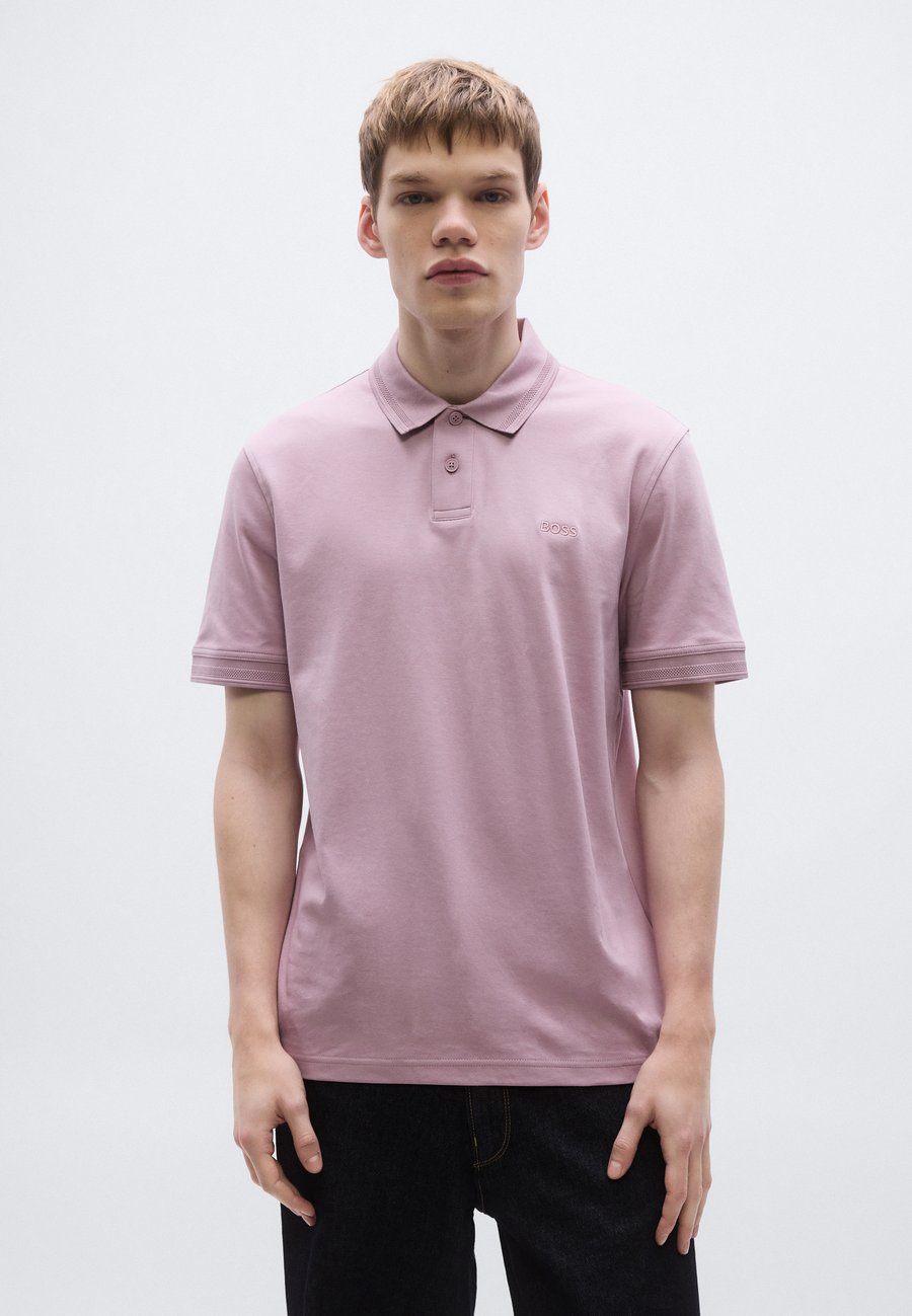 Поло BOSS Polo shirt, Light Pastel Purple/Light Pink — фото 3