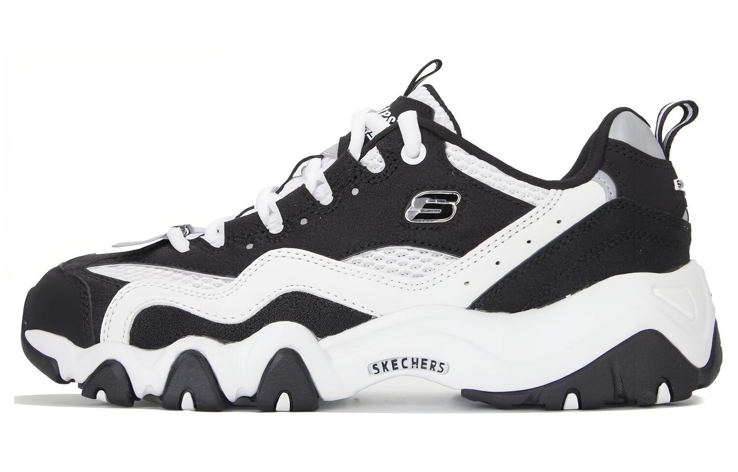 

Кроссовки женские D"LITES 2.0 Chunky с низким верхом, черные/белые Skechers, Черный, Кроссовки женские D"LITES 2.0 Chunky с низким верхом, черные/белые Skechers